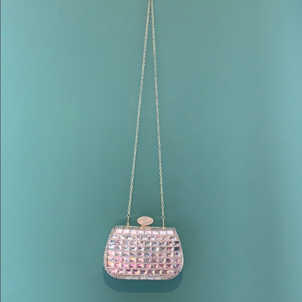 Gold and diamond studded bag